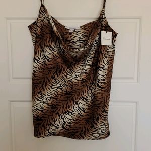 Animal print top